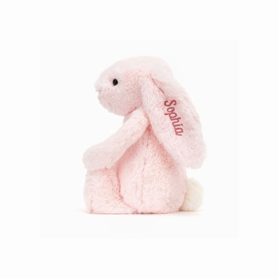 Jellycat Bashful Pink Konijn Medium | LS6584293